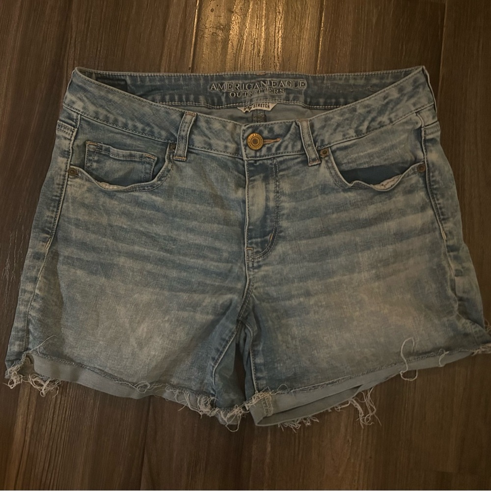 American Eagle Outfitters Light Blue Jean Shorts